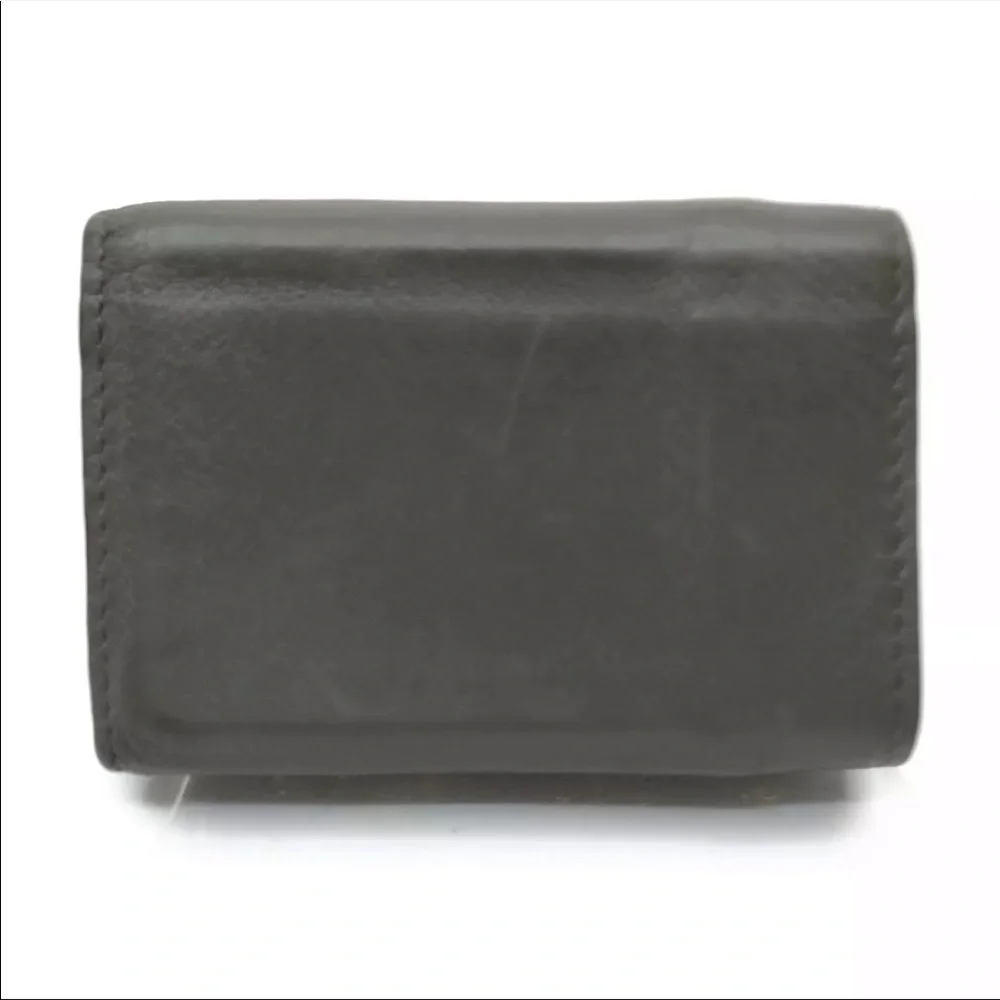 BALENCIAGA Wallet  Gray Leather